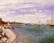 克劳德 莫奈 : Regatta at Sainte-Adresse